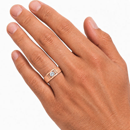 1 ct. T.W. Lab-Grown Diamond Round Engagement Ring in 14K White Gold or 14K Yellow Gold