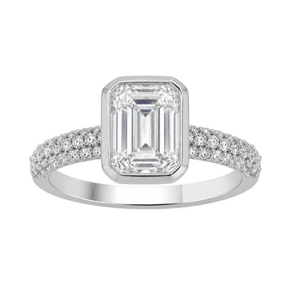 1.5 ct. T.W. Lab-Grown Diamond Round Solitaire Wedding Ring in 14K White Gold or 14K Yellow Gold