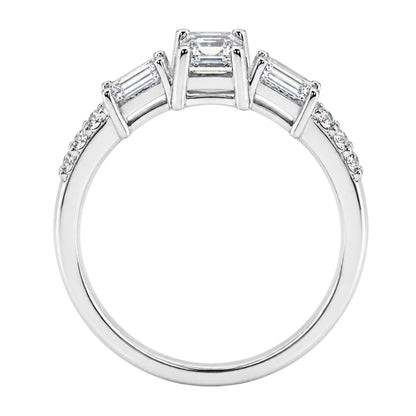 1 ct. T.W. Lab-Grown Diamond Round Engagement Ring in 14K White Gold or 14K Yellow Gold