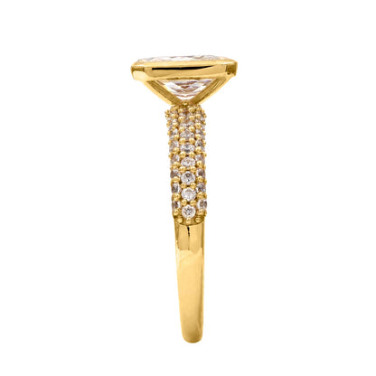 1.5 ct. T.W. Lab-Grown Diamond Round Solitaire Wedding Ring in 14K White Gold or 14K Yellow Gold
