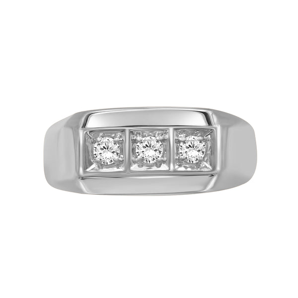 1/4 Carat T.W. Lab Grown Diamond Men's Ring (Assorted color)