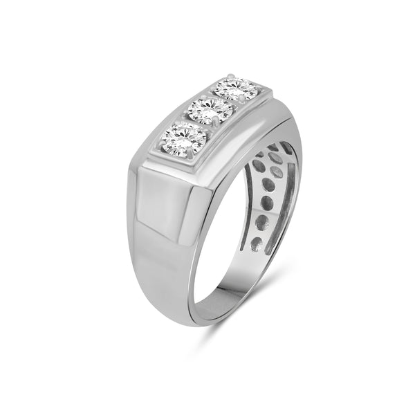 1.00 Carat T.W. Lab Grown Diamond Men's Ring (Assorted color)