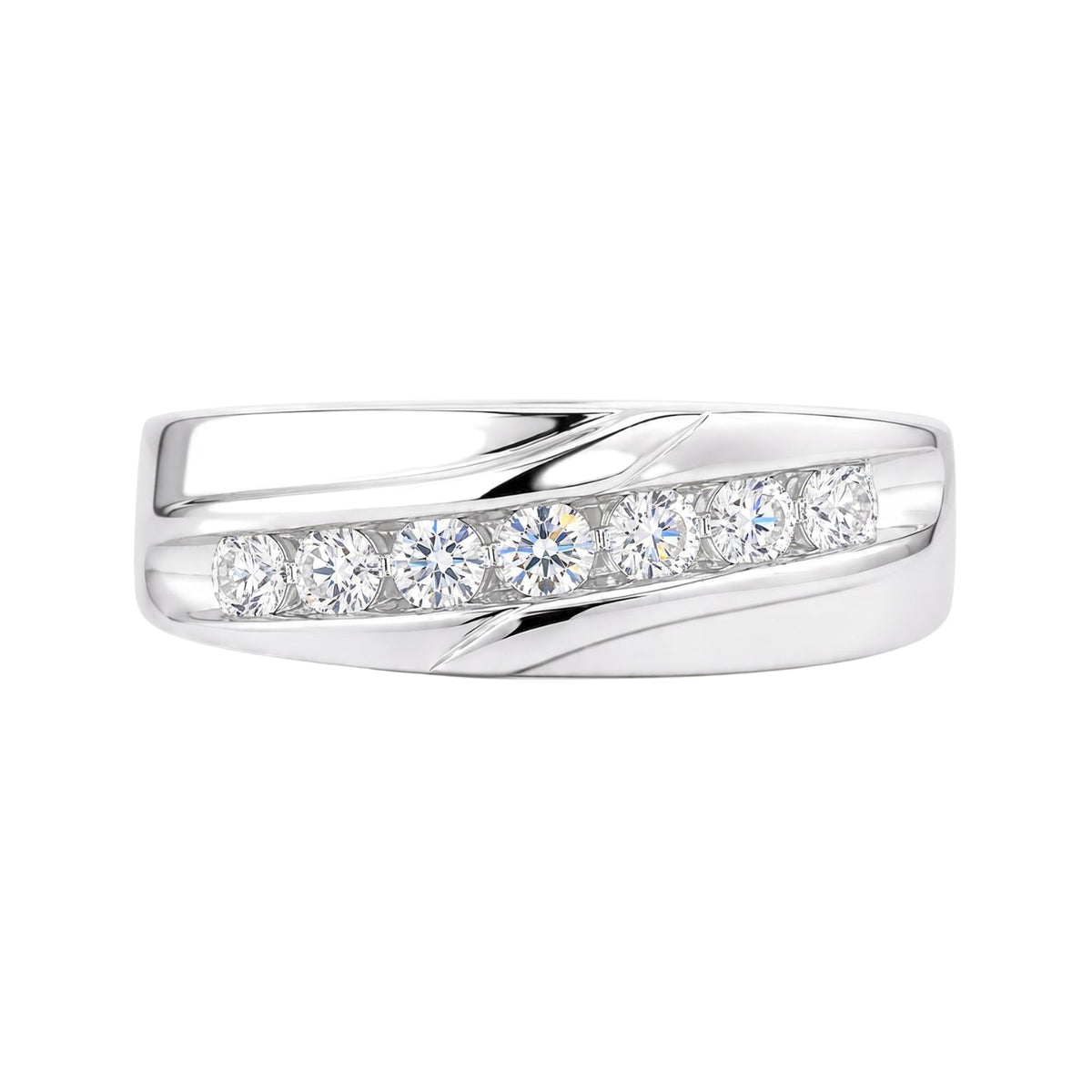 1 ct. T.W. Lab-Grown Diamond Round Engagement Ring in Sterling Silver or 14K Gold over Silver