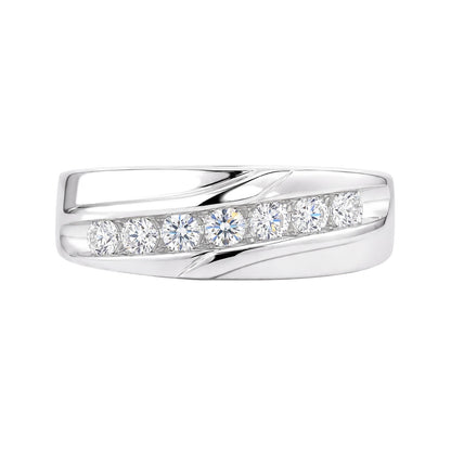 1 ct. T.W. Lab-Grown Diamond Round Engagement Ring in Sterling Silver or 14K Gold over Silver