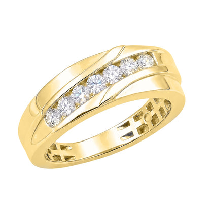 1 ct. T.W. Lab-Grown Diamond Round Engagement Ring in Sterling Silver or 14K Gold over Silver