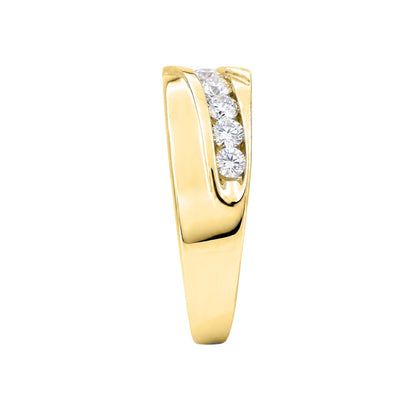 1 ct. T.W. Lab-Grown Diamond Round Engagement Ring in Sterling Silver or 14K Gold over Silver