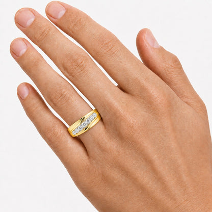 1 ct. T.W. Lab-Grown Diamond Round Engagement Ring in Sterling Silver or 14K Gold over Silver