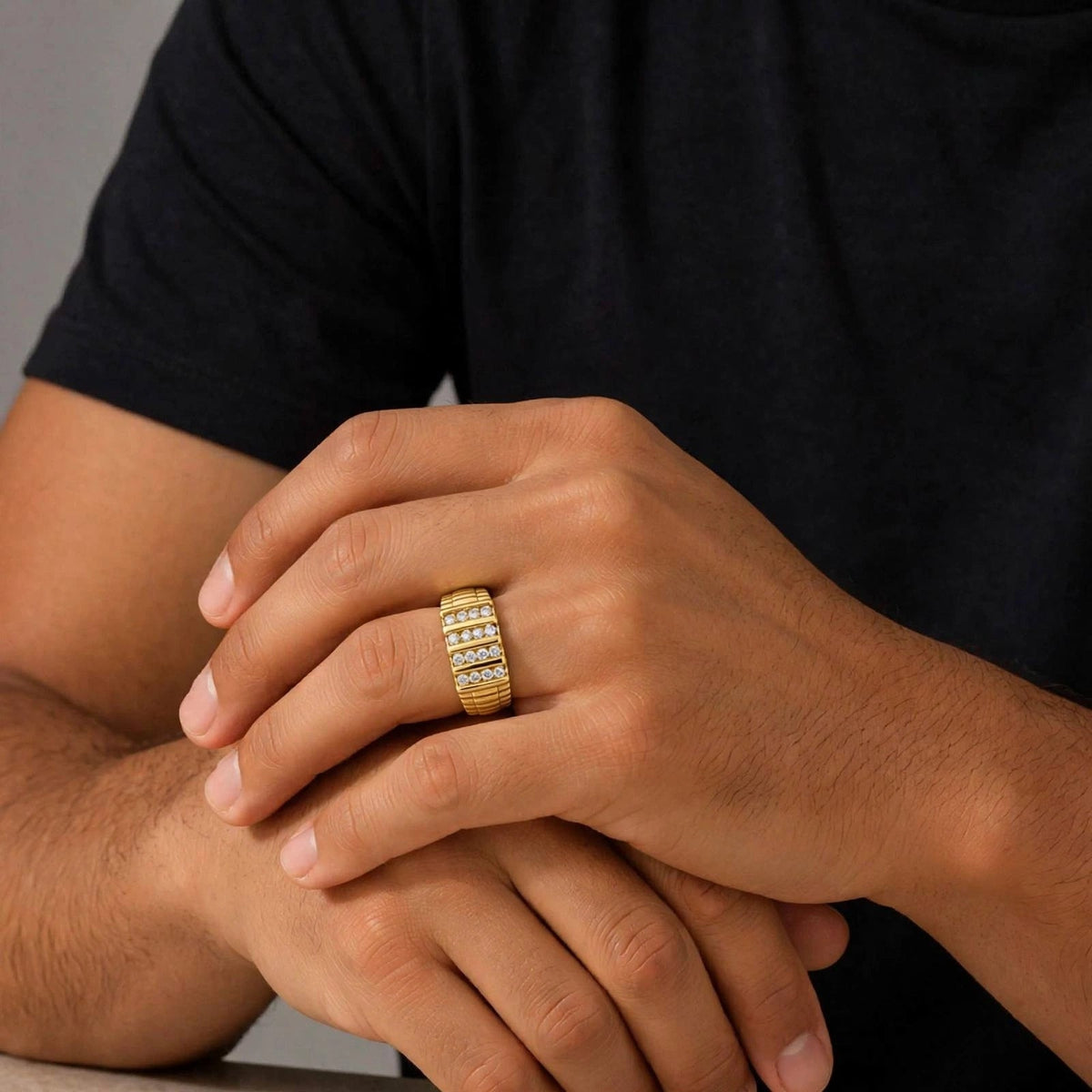 1 ct. T.W. Lab-Grown Diamond Round Engagement Ring in Sterling Silver or 14K Gold over Silver