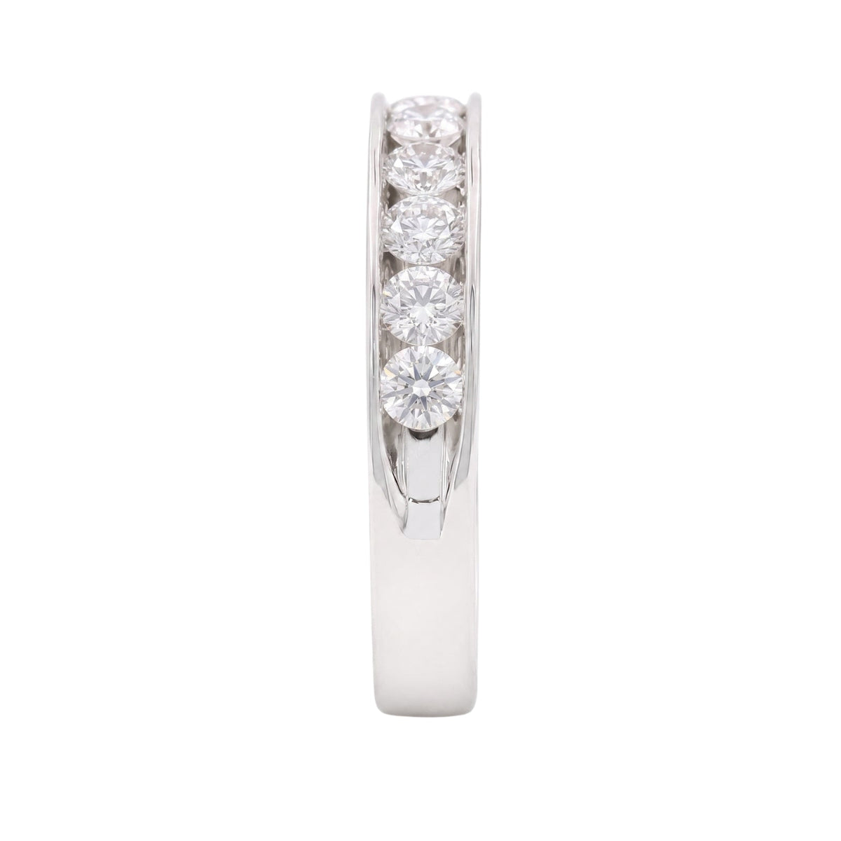 1 ct. T.W. Lab-Grown Diamond Round Band Engagement Ring in Sterling Silver or 14K Gold over Silver