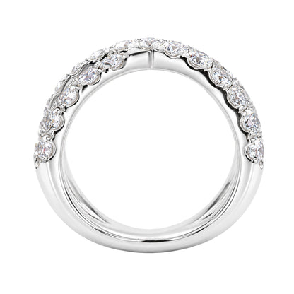 1 ct. T.W. Lab-Grown Diamond Round Engagement Ring in Sterling Silver or 14K Gold over Silver