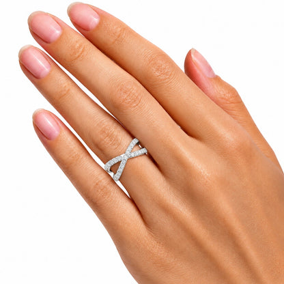 1 ct. T.W. Lab-Grown Diamond Round Engagement Ring in Sterling Silver or 14K Gold over Silver