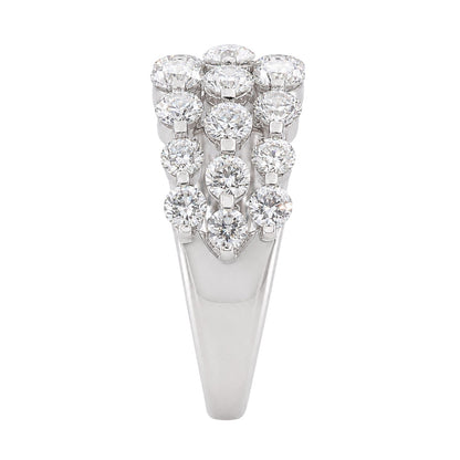 2 ct. T.W. Lab-Grown Diamond Round Engagement Ring in Sterling Silver or 14K Gold over Silver