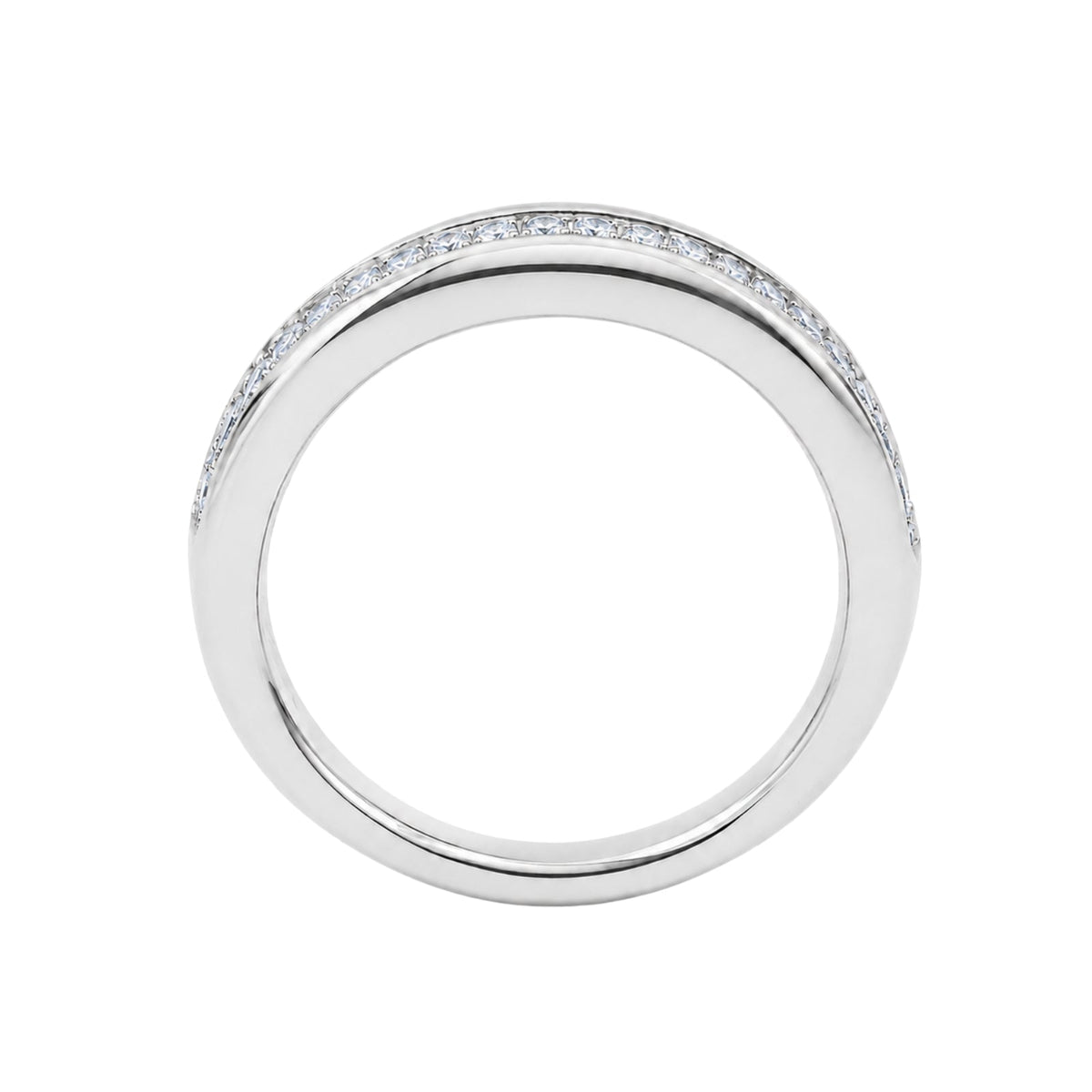 2 ct. T.W. Lab-Grown Diamond Round Statement Engagement Ring in Sterling Silver or 14K Gold over Silver