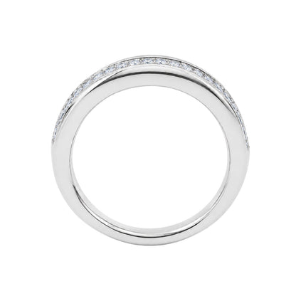 2 ct. T.W. Lab-Grown Diamond Round Statement Engagement Ring in Sterling Silver or 14K Gold over Silver