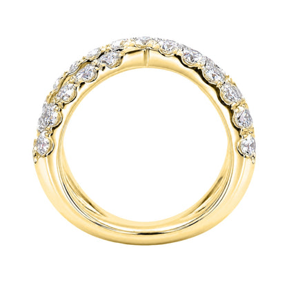 1 ct. T.W. Lab-Grown Diamond Round Engagement Ring in Sterling Silver or 14K Gold over Silver