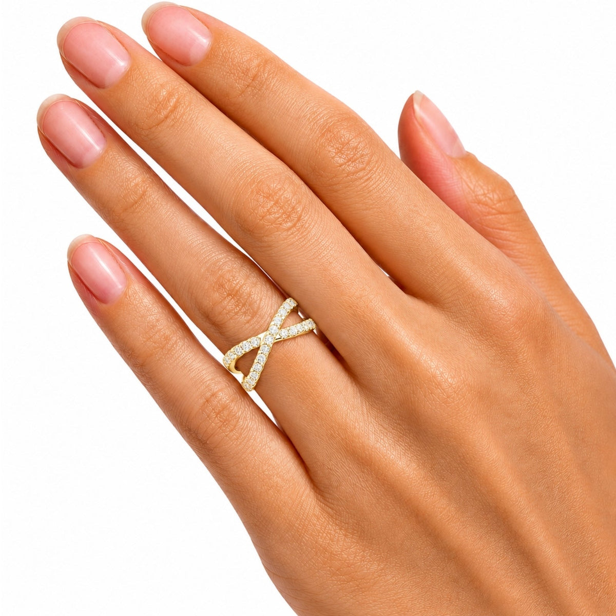 1 ct. T.W. Lab-Grown Diamond Round Engagement Ring in Sterling Silver or 14K Gold over Silver