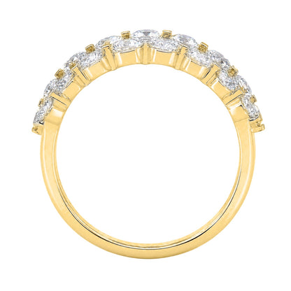 2 ct. T.W. Lab-Grown Diamond Round Engagement Ring in Sterling Silver or 14K Gold over Silver