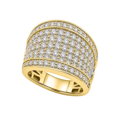 2 ct. T.W. Lab-Grown Diamond Round Statement Engagement Ring in Sterling Silver or 14K Gold over Silver