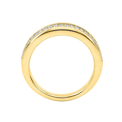 2 ct. T.W. Lab-Grown Diamond Round Statement Engagement Ring in Sterling Silver or 14K Gold over Silver
