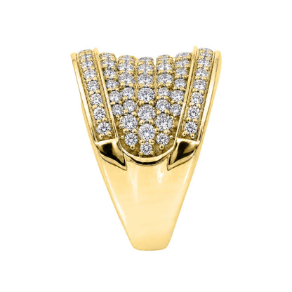 2 ct. T.W. Lab-Grown Diamond Round Statement Engagement Ring in Sterling Silver or 14K Gold over Silver