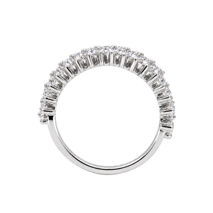 2 ct. T.W. Lab-Grown Diamond Round Statement Engagement Ring in Sterling Silver or 14K Gold over Silver