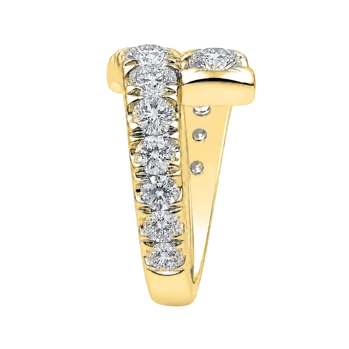2 ct. T.W. Lab-Grown Diamond Round Statement Ring in Sterling Silver or 14K Gold over Silver