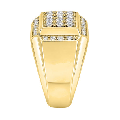 1 ct. T.W. Lab-Grown Diamond Round Engagement Ring in Sterling Silver or 14K Gold over Silver