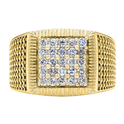 1 ct. T.W. Lab-Grown Diamond Round Engagement Ring in Sterling Silver or 14K Gold over Silver