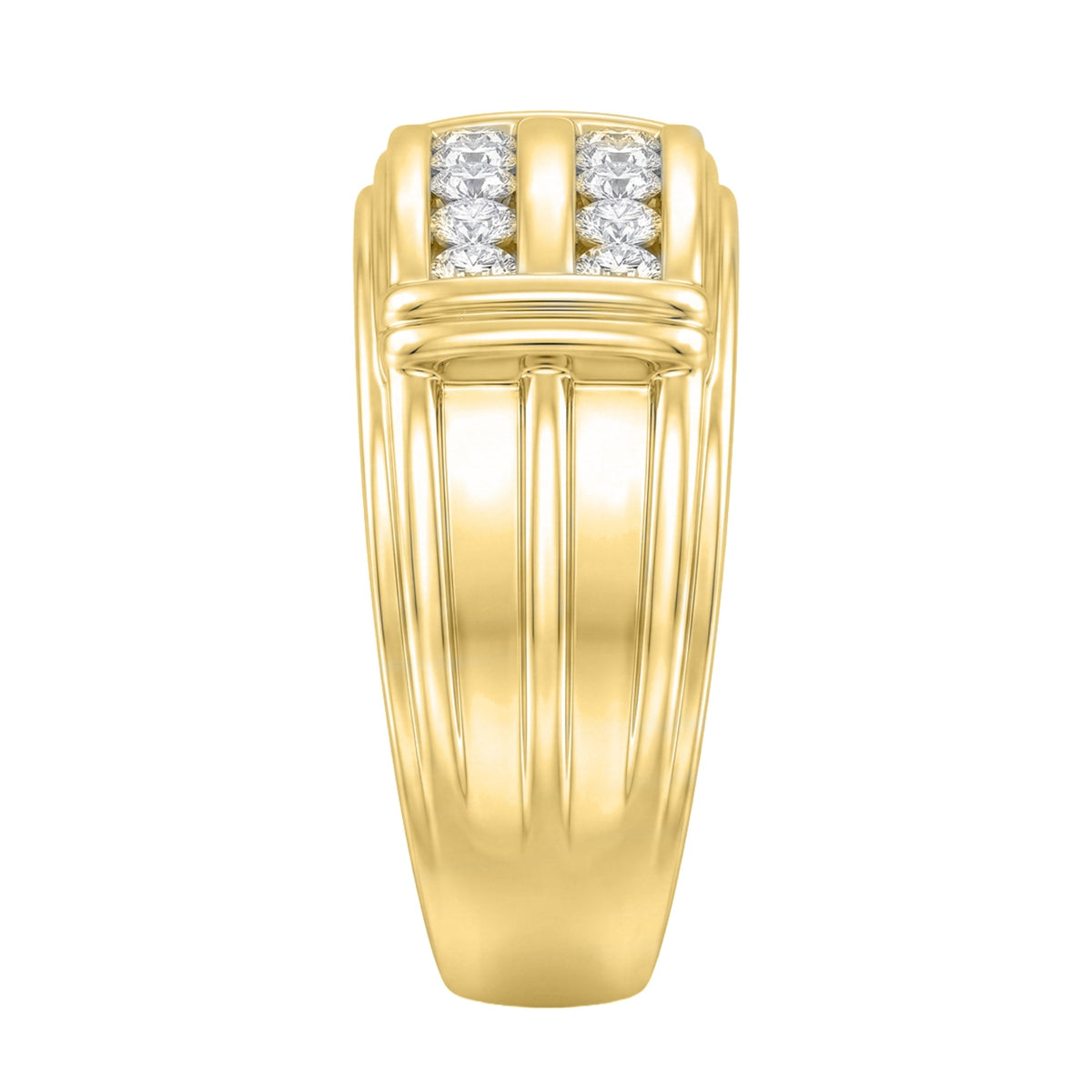1 ct. T.W. Lab-Grown Diamond Round Engagement Ring in Sterling Silver or 14K Gold over Silver