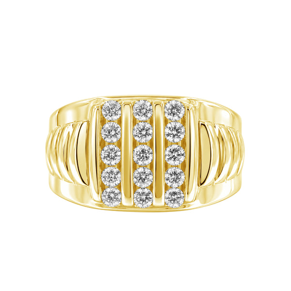 1.00 Carat T.W. Lab Grown Diamond Men's Ring (Assorted color)