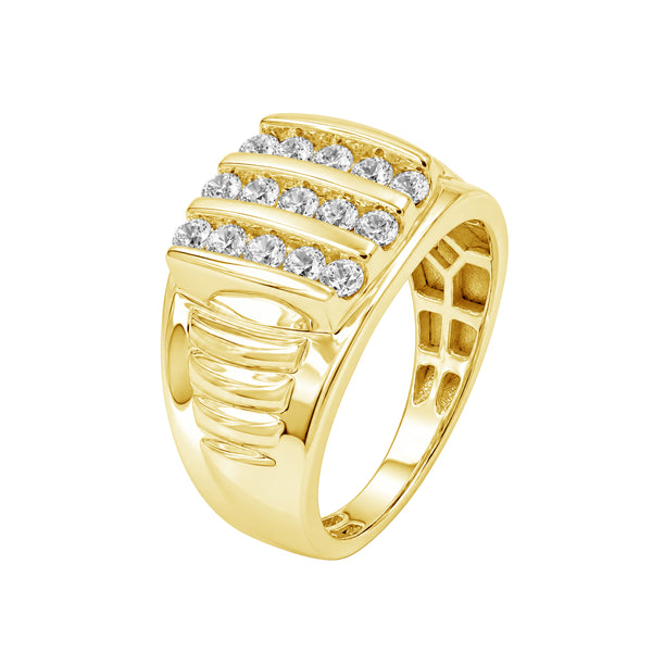 1.00 Carat T.W. Lab Grown Diamond Men's Ring (Assorted color)