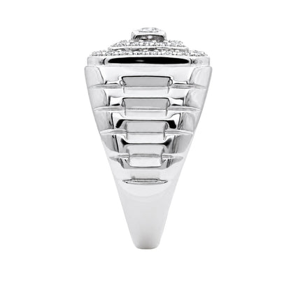 1 ct. T.W. Lab-Grown Diamond Round Engagement Ring in Sterling Silver or 14K Gold over Silver