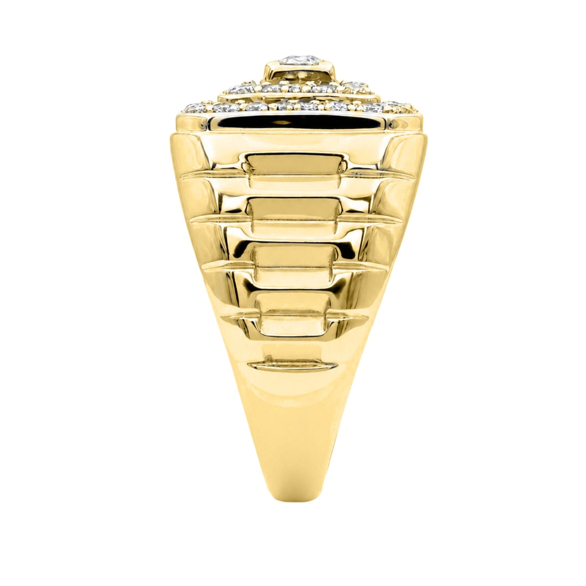 1 ct. T.W. Lab-Grown Diamond Round Engagement Ring in Sterling Silver or 14K Gold over Silver