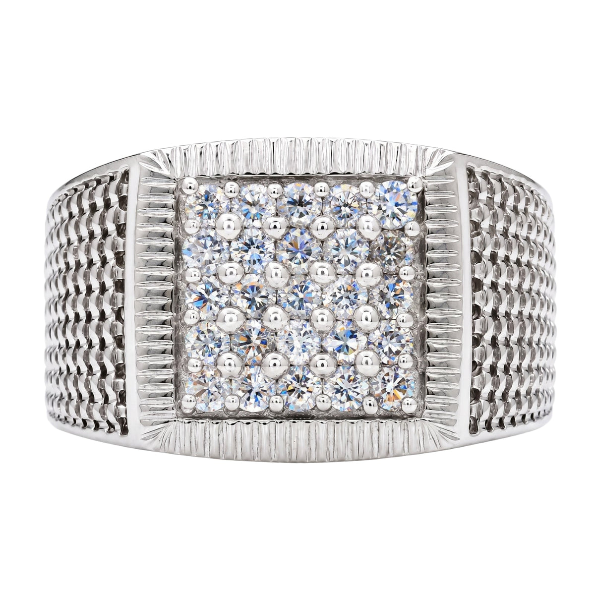 1 ct. T.W. Lab-Grown Diamond Round Engagement Ring in Sterling Silver or 14K Gold over Silver