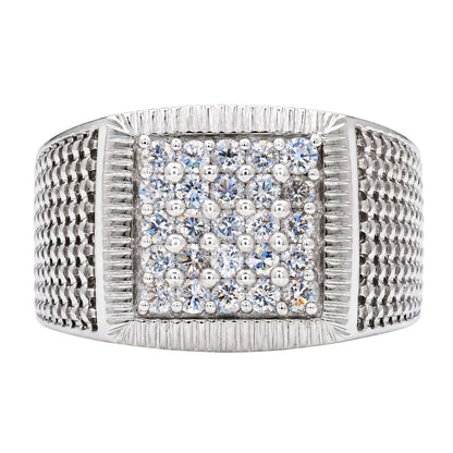 1 ct. T.W. Lab-Grown Diamond Round Engagement Ring in Sterling Silver or 14K Gold over Silver