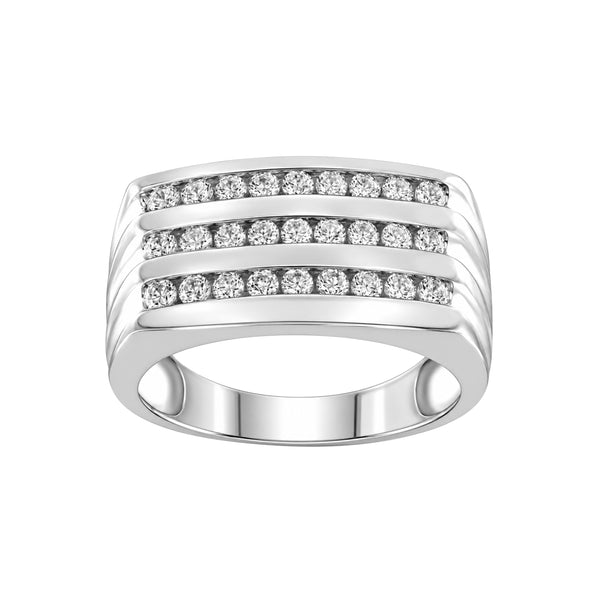 1.00 Carat T.W. Lab Grown Diamond Men's Ring (Assorted color)