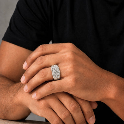 1 ct. T.W. Lab-Grown Diamond Round Engagement Ring in Sterling Silver or 14K Gold over Silver