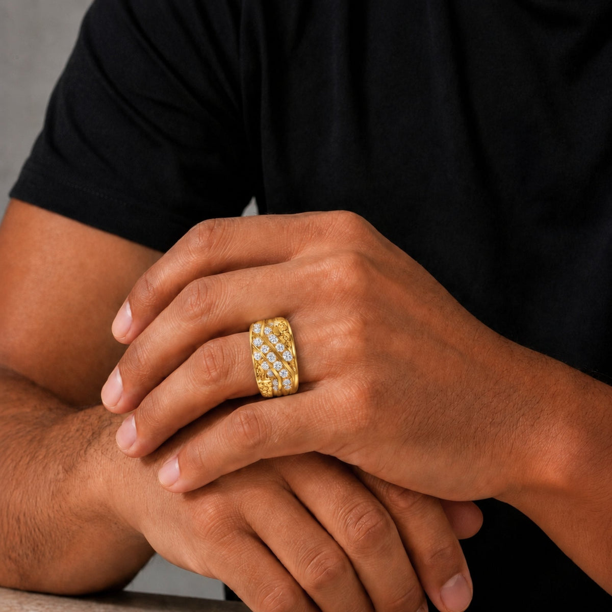 1 ct. T.W. Lab-Grown Diamond Round Engagement Ring in Sterling Silver or 14K Gold over Silver