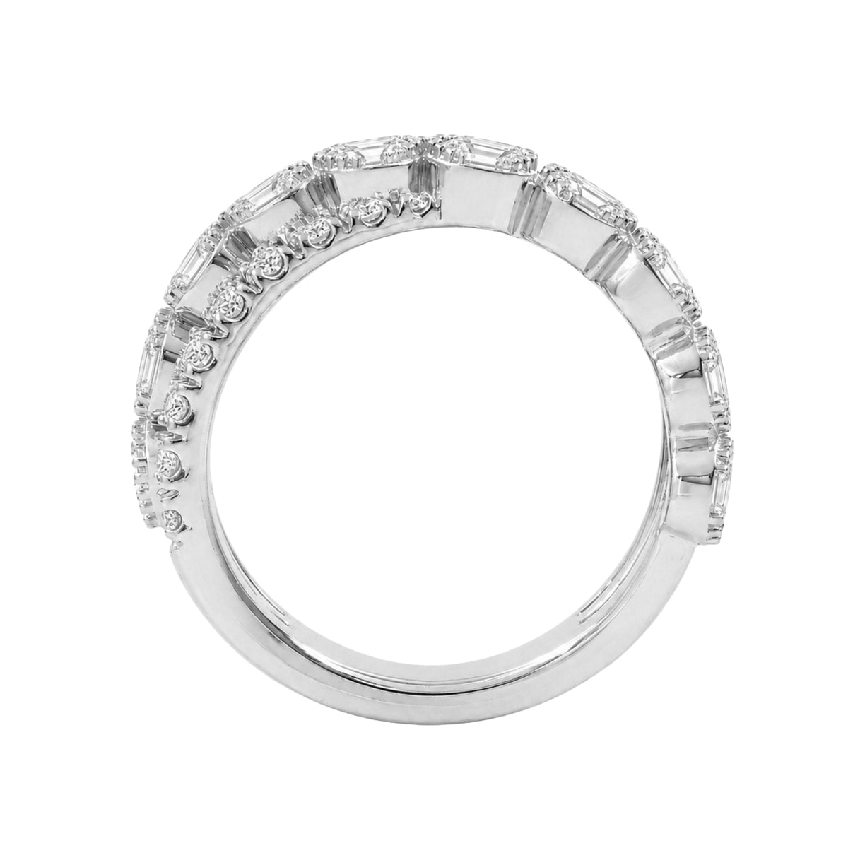 2 ct. T.W. Lab-Grown Diamond Round Statement Engagement Ring in Sterling Silver or 14K Gold over Silver