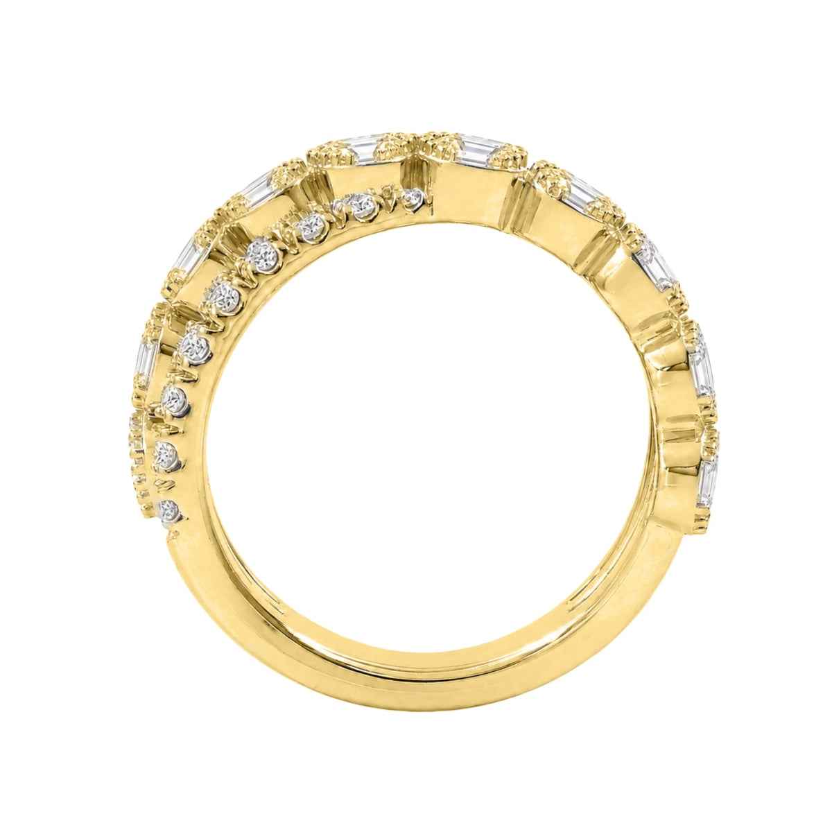 2 ct. T.W. Lab-Grown Diamond Round Statement Engagement Ring in Sterling Silver or 14K Gold over Silver