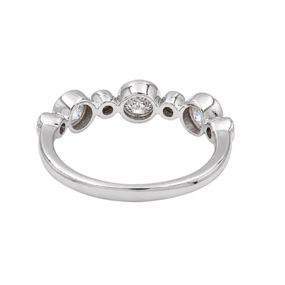 1 ct. T.W. Lab-Grown Diamond Round Statement Engagement Ring in Sterling Silver or 14K Gold over Silver