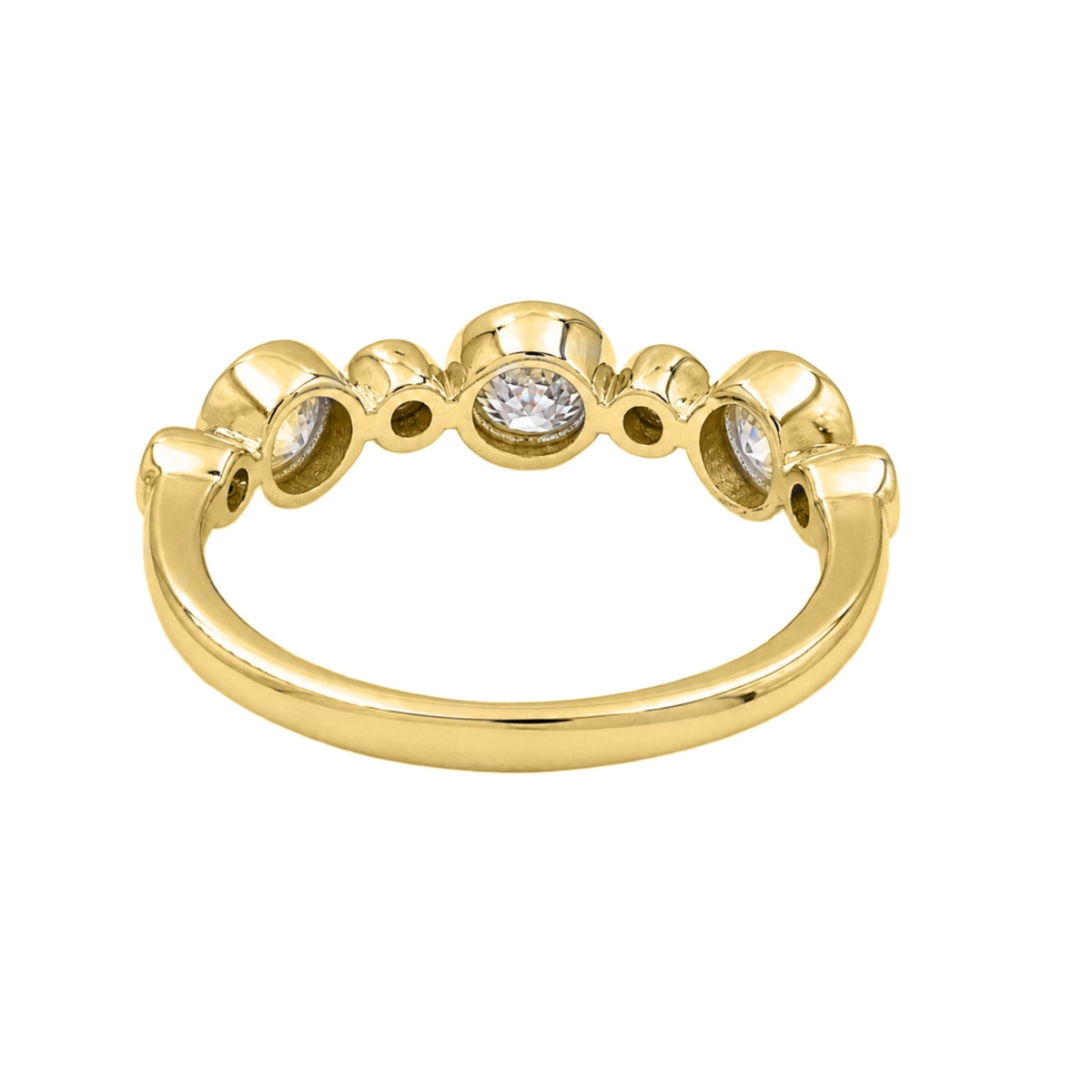 1 ct. T.W. Lab-Grown Diamond Round Statement Engagement Ring in Sterling Silver or 14K Gold over Silver