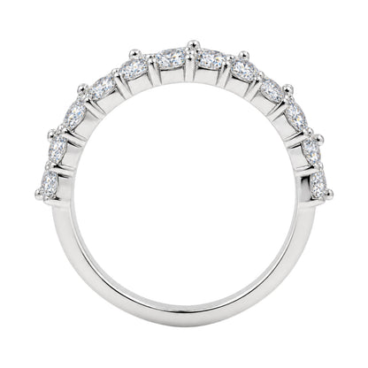 4.1 ct. T.W. Lab-Grown Diamond Round Band Wedding Ring in Sterling Silver or 14K Gold over Silver