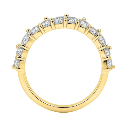 4.1 ct. T.W. Lab-Grown Diamond Round Band Wedding Ring in Sterling Silver or 14K Gold over Silver