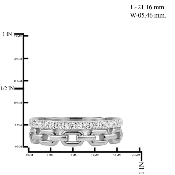 1/2 Carat T.W. Lab Grown Diamond Ring (Assorted colors)