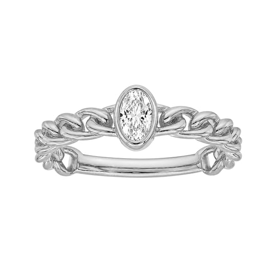 1/4 ct. T.W. Lab-Grown Diamond Ring in Sterling Silver or 14K Gold over Silver