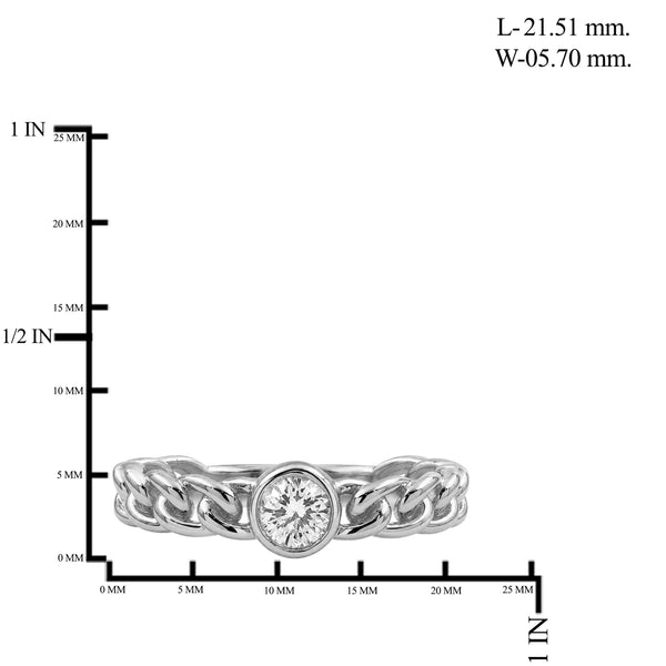 1/4 Carat T.W. Lab Grown Diamond Ring (Assorted colors)