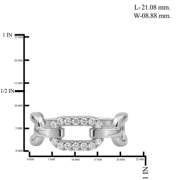 1/5 Carat T.W. Lab Grown Diamond Ring (Assorted colors)