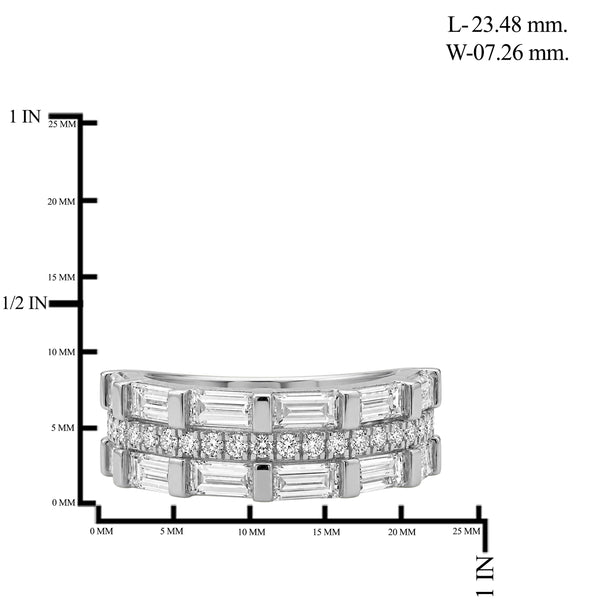 2.00 Carat T.W. Lab Grown Diamond Ring (Assorted colors)