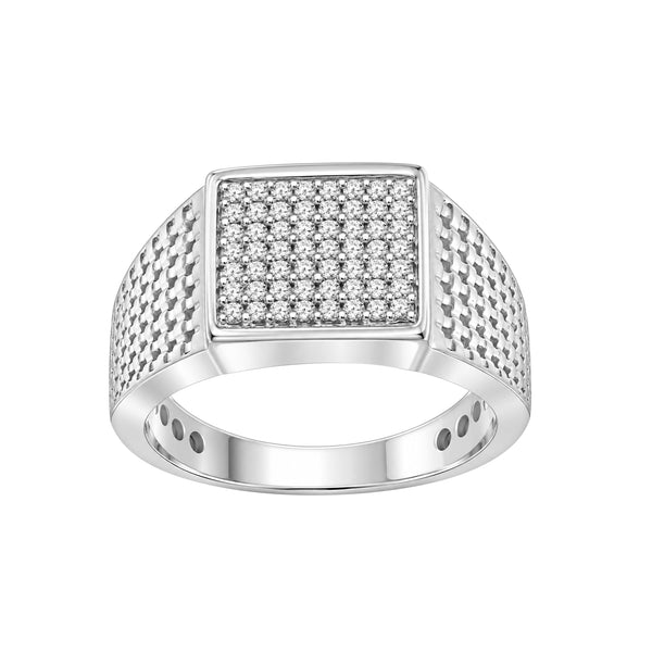 1/2 Carat T.W. Lab Grown Diamond Men's Ring (Assorted color)